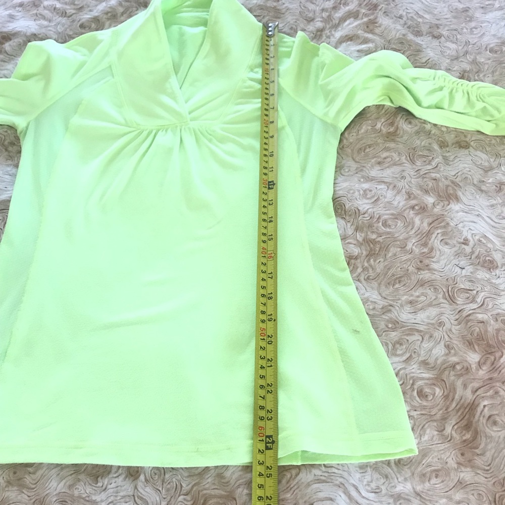 Lululemon athletica neon sweater top - Picture 7 of 8